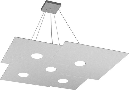 Sospensione-Moderna-Plate-Metallo-Grigio-5-Luci-Gx53
