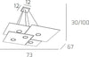 Sospensione-Moderna-Plate-Metallo-Grigio-Antracite-5-Luci-Gx53