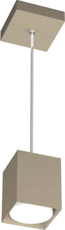 Sospensione-Moderna-Plate-Metallo-Sabbia-1-Luce-Gx53-10Cm