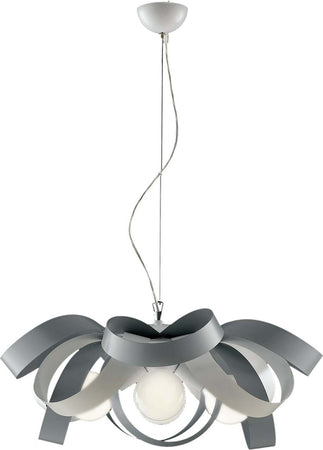 Sospensione-Moderna-Primula-4-Luci-In-Ferro-Laccato-Bianco-E-Grigio