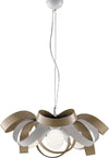 Sospensione-Moderna-Primula-4-Luci-In-Ferro-Laccato-Bianco-E-Tortora