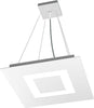 Sospensione-Moderna-Quadrata-Carpet-Metallo-Bianco-4-Luci-2G11-39Cm