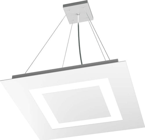 Sospensione-Moderna-Quadrata-Carpet-Metallo-Bianco-4-Luci-2G11-48Cm