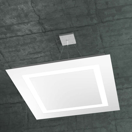 Sospensione-Moderna-Quadrata-Carpet-Metallo-Bianco-4-Luci-2G11-70Cm