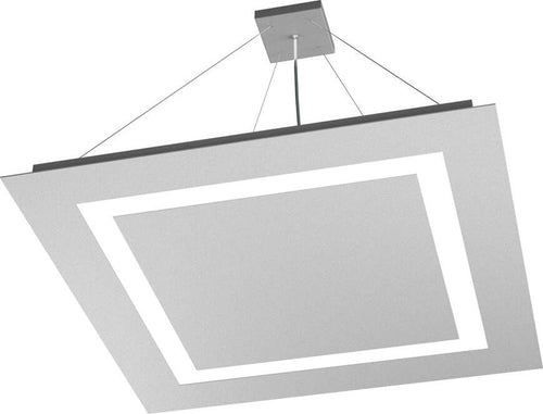 Sospensione-Moderna-Quadrata-Carpet-Metallo-Grigio-4-Luci-2G11-70Cm