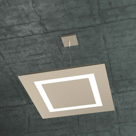 Sospensione-Moderna-Quadrata-Carpet-Metallo-Sabbia-4-Luci-2G11-58Cm