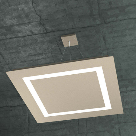 Sospensione-Moderna-Quadrata-Carpet-Metallo-Sabbia-4-Luci-2G11-70Cm