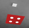 Sospensione-Moderna-Quadrata-Path-Vetro-Rosso-4-Luci-Gx53