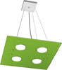 Sospensione-Moderna-Quadrata-Path-Vetro-Verde-4-Luci-Gx53