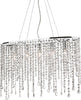 Sospensione-Moderna-Rain-Metallo-Cristallo-Cromo-5-Luci-E14