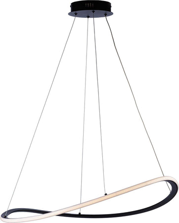 Sospensione-Moderna-Raky-Metallo-Nero-Led-Integrato-Cct-Con-Telecomando