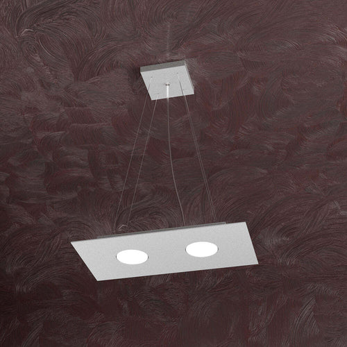 Sospensione-Moderna-Rettangolare-Area-Metallo-Grigio-Metallo-2-Luci-Gx53