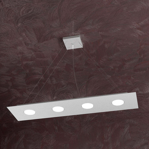 Sospensione-Moderna-Rettangolare-Area-Metallo-Grigio-Metallo-4-Luci-Gx53