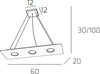 Sospensione-Moderna-Rettangolare-Area-Metallo-Sabbia-Metallo-3-Luci-Gx53
