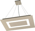 Sospensione-Moderna-Rettangolare-Carpet-Metallo-Sabbia-4-Luci-2G11-58X39Cm