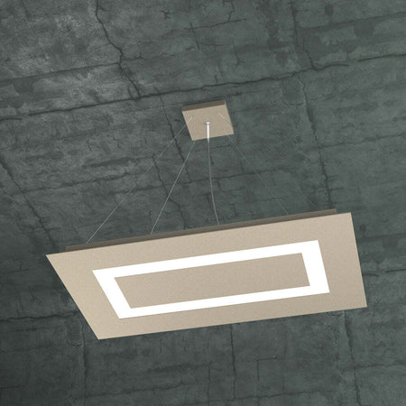 Sospensione-Moderna-Rettangolare-Carpet-Metallo-Sabbia-4-Luci-2G11-70X39Cm