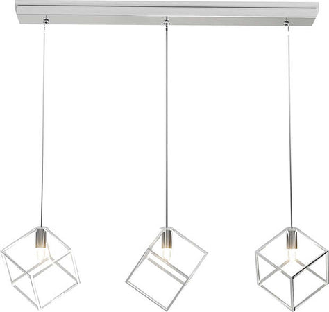 Sospensione-Moderna-Rettangolare-Frame-Metallo-Cromo-3-Luci-G9