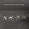 Sospensione-Moderna-Rettangolare-Frame-Metallo-Cromo-4-Luci-G9