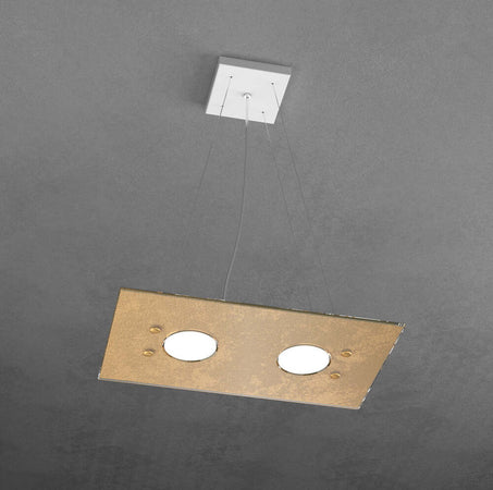 Sospensione-Moderna-Rettangolare-Path-Vetro-Foglia-Oro-2-Luci-Gx53