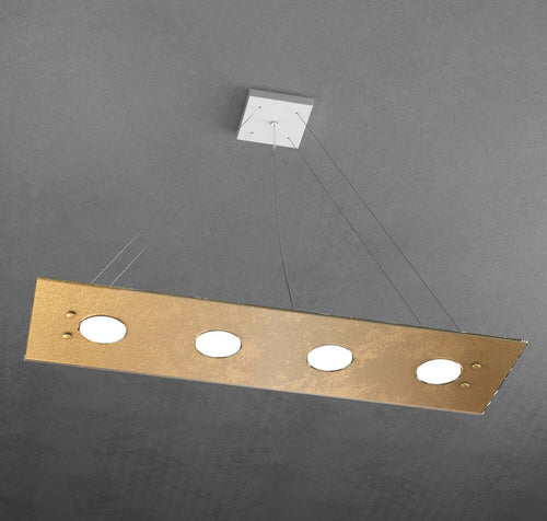 Sospensione-Moderna-Rettangolare-Path-Vetro-Foglia-Oro-4-Luci-Gx53