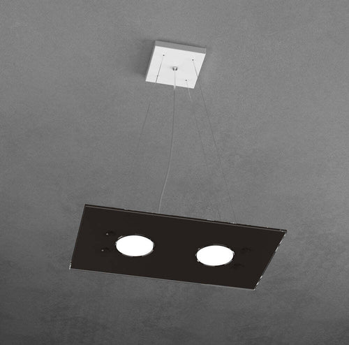 Sospensione-Moderna-Rettangolare-Path-Vetro-Marrone-2-Luci-Gx53