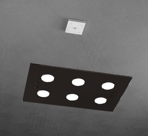 Sospensione-Moderna-Rettangolare-Path-Vetro-Marrone-6-Luci-Gx53