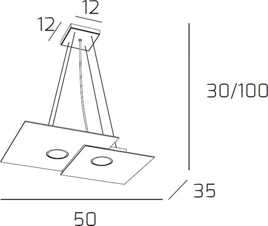 Sospensione-Moderna-Rettangolare-Plate-Metallo-Grigio-Antracite-2-Luci-Gx53