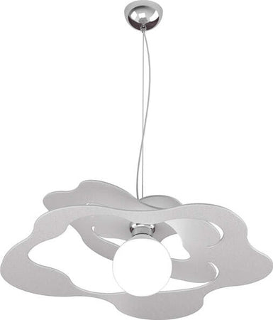 Sospensione-Moderna-Ripples-Metallo-Grigio-1-Luce-E27-D.50Cm