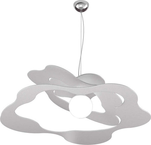 Sospensione-Moderna-Ripples-Metallo-Grigio-1-Luce-E27-D.70Cm