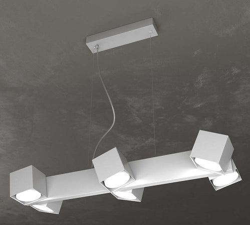Sospensione-Moderna-Rotation-Metallo-Grigio-6-Luci-Gx53