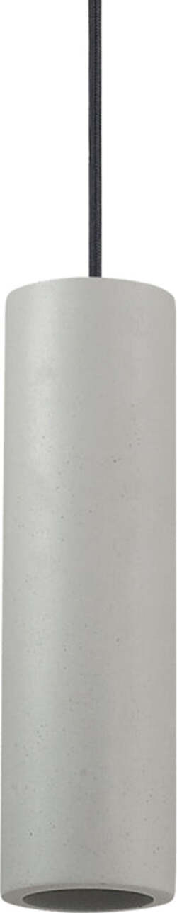 Sospensione-Moderna-Round-Oak-Metallo-Cemento-Grigio-1-Luce