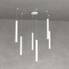 Sospensione-Moderna-Round-Tube-Metallo-Bianco-6-Luci-Gu10