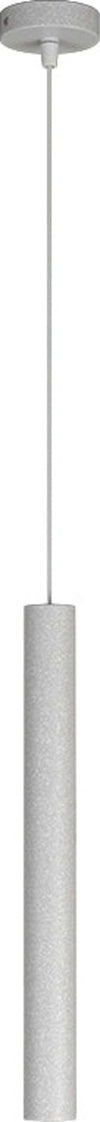 Sospensione-Moderna-Round-Tube-Metallo-Grigio-1-Luce-Gu10