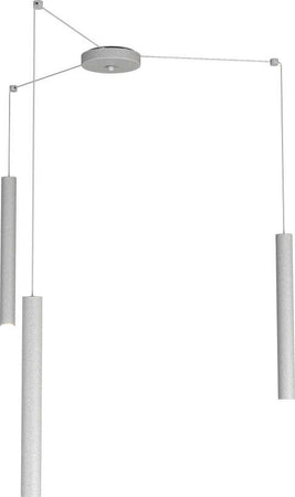 Sospensione-Moderna-Round-Tube-Metallo-Grigio-3-Luci-Gu10