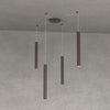 Sospensione-Moderna-Round-Tube-Metallo-Marrone-4-Luci-Gu10