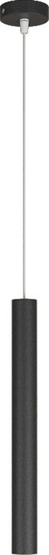 Sospensione-Moderna-Round-Tube-Metallo-Nero-1-Luce-Gu10