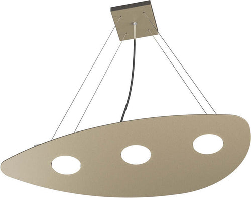 Sospensione-Moderna-Shape-Metallo-Sabbia-3-Luci-Gx53