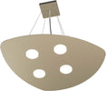 Sospensione-Moderna-Shape-Metallo-Sabbia-4-Luci-Gx53