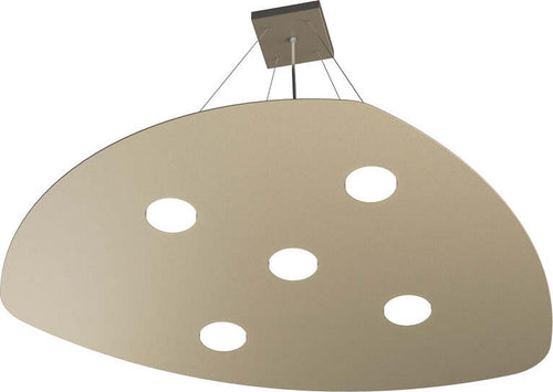 Sospensione-Moderna-Shape-Metallo-Sabbia-5-Luci-Gx53