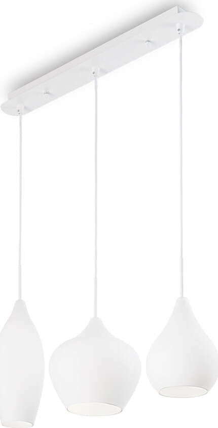 Sospensione-Moderna-Soft-Metallo-Bianco-3-Luci-E14