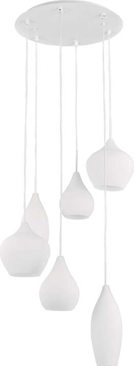 Sospensione-Moderna-Soft-Metallo-Bianco-6-Luci-E14