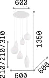 Sospensione-Moderna-Soft-Metallo-Bianco-6-Luci-E14