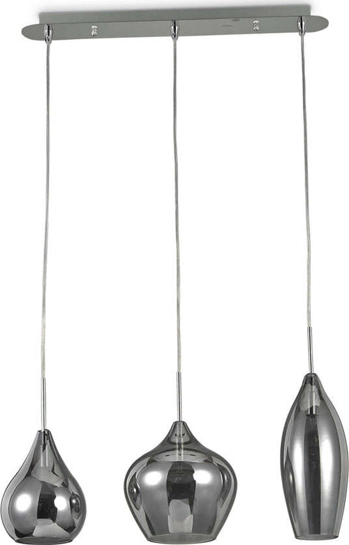 Sospensione-Moderna-Soft-Metallo-Fumè-3-Luci-E14