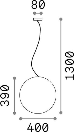 Sospensione-Moderna-Sole-Alluminio-Bianco-1-Luce-E27-D40Cm