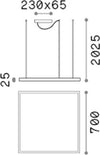 Sospensione-Moderna-Square-Oracle-Alluminio-Plastiche-Nero-Led-41W-3000K-D70Cm