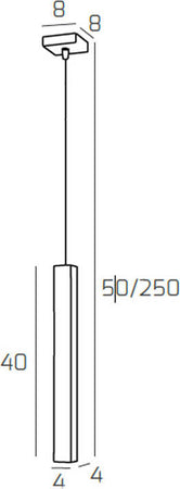 Sospensione-Moderna-Square-Tube-Metallo-Bianco-1-Luce-Gu10