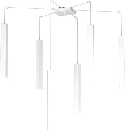 Sospensione-Moderna-Square-Tube-Metallo-Bianco-6-Luci-Gu10