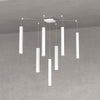 Sospensione-Moderna-Square-Tube-Metallo-Bianco-7-Luci-Gu10