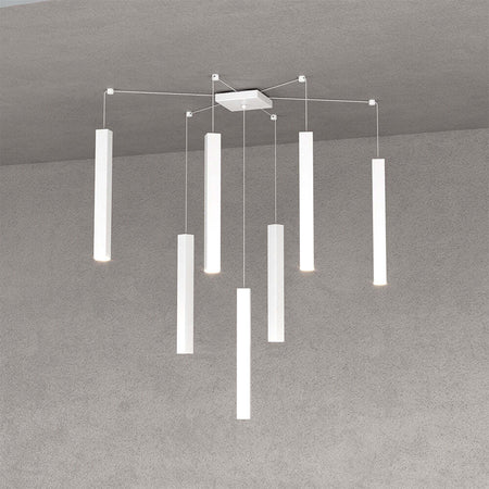 Sospensione-Moderna-Square-Tube-Metallo-Bianco-7-Luci-Gu10