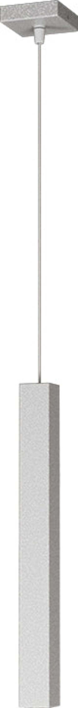 Sospensione-Moderna-Square-Tube-Metallo-Grigio-1-Luce-Gu10